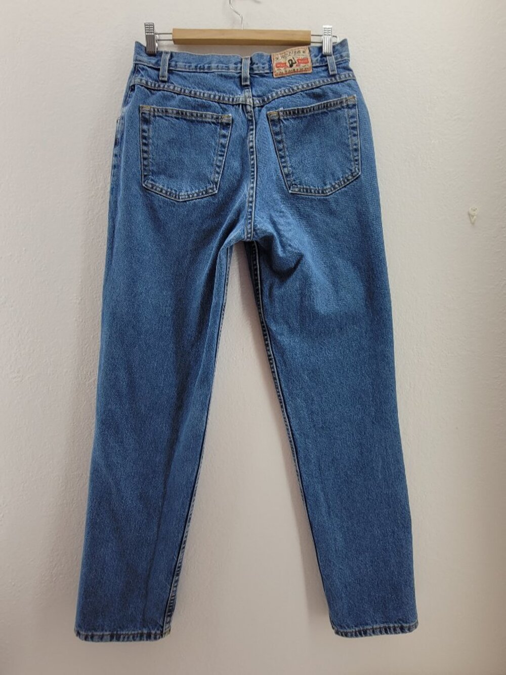Rockies Jeans Womens 11 Blue High Rise 28x30.5 Slim Straight Heavy Vintage Denim